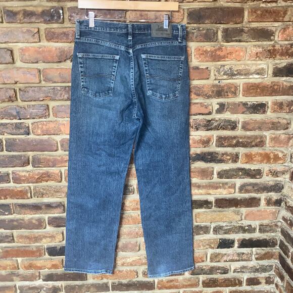 Lee Dark Wash Blue Denim Relaxed Straight Leg Jeans Men's Size 32x31 - Picture 5 of 8